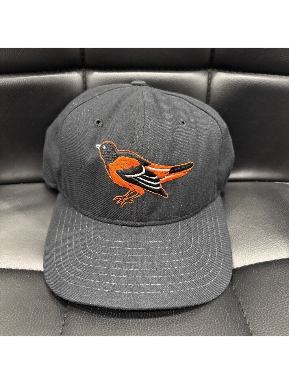 Vintage 90’s Black Baltimore Orioles MLB snapback hat
